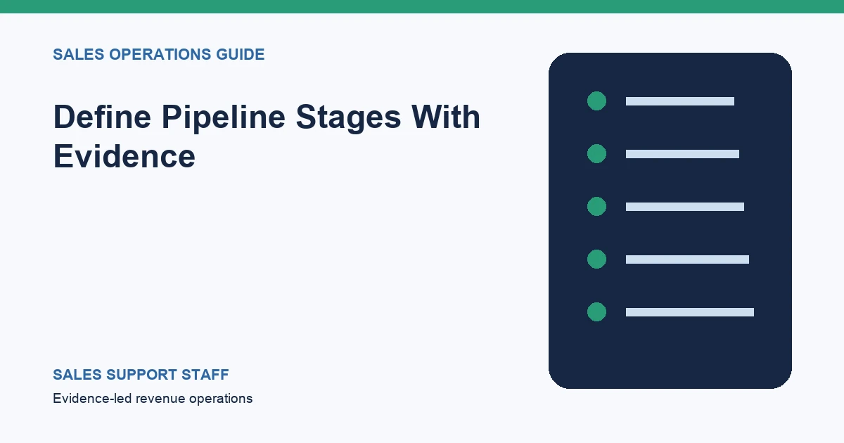 Illustration for Define Pipeline Stages With Evidence