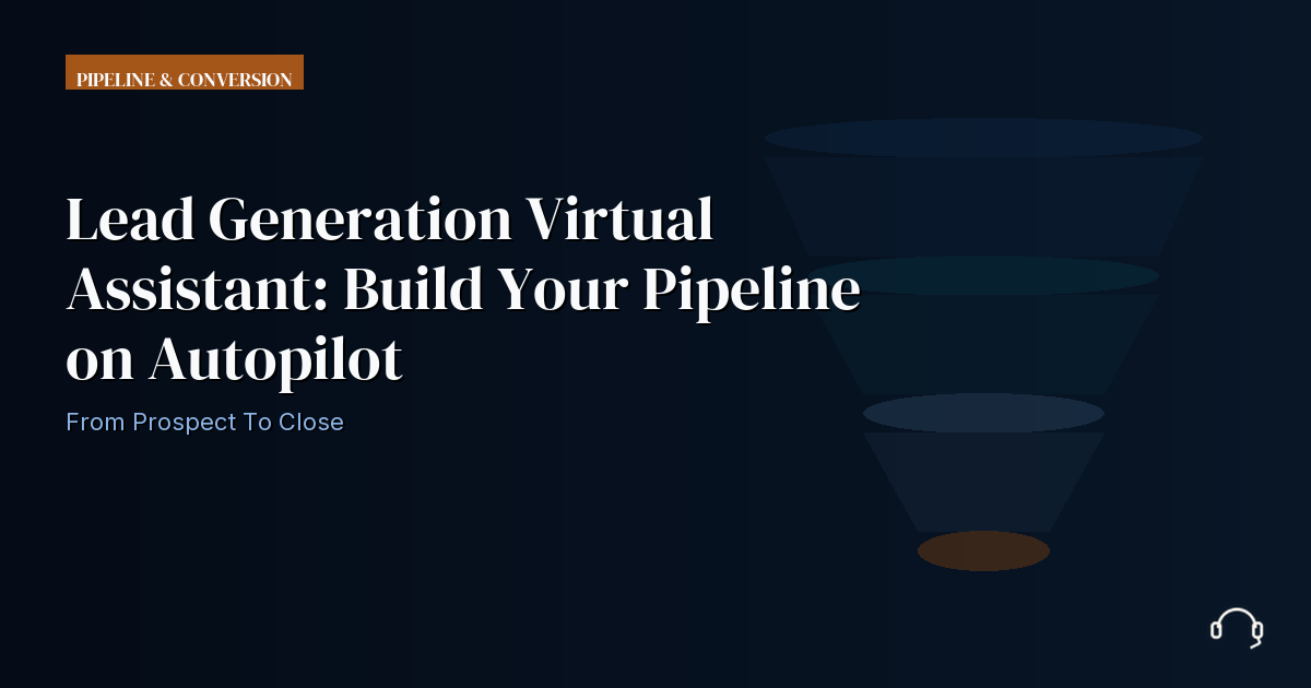Illustration for Lead Generation Virtual Assistant: Build Your Pipeline on Autopilot