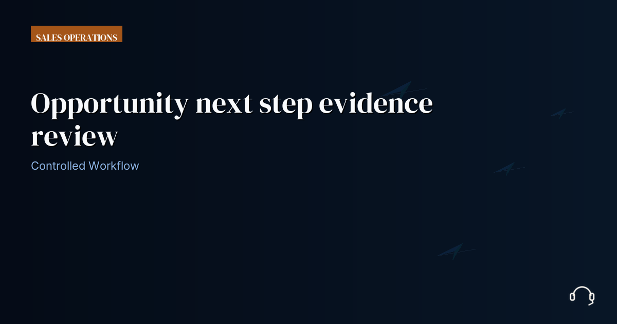 Illustration for Opportunity next step evidence review: a controlled VA workflow
