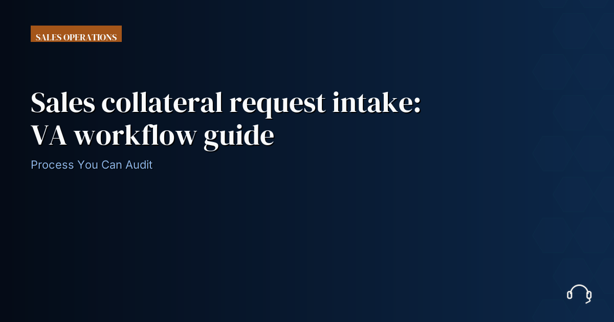 Illustration for Sales content localization request: VA workflow guide