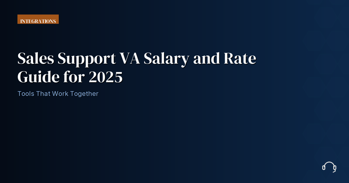 Illustration for Sales Support VA Salary and Rate Guide for 2026
