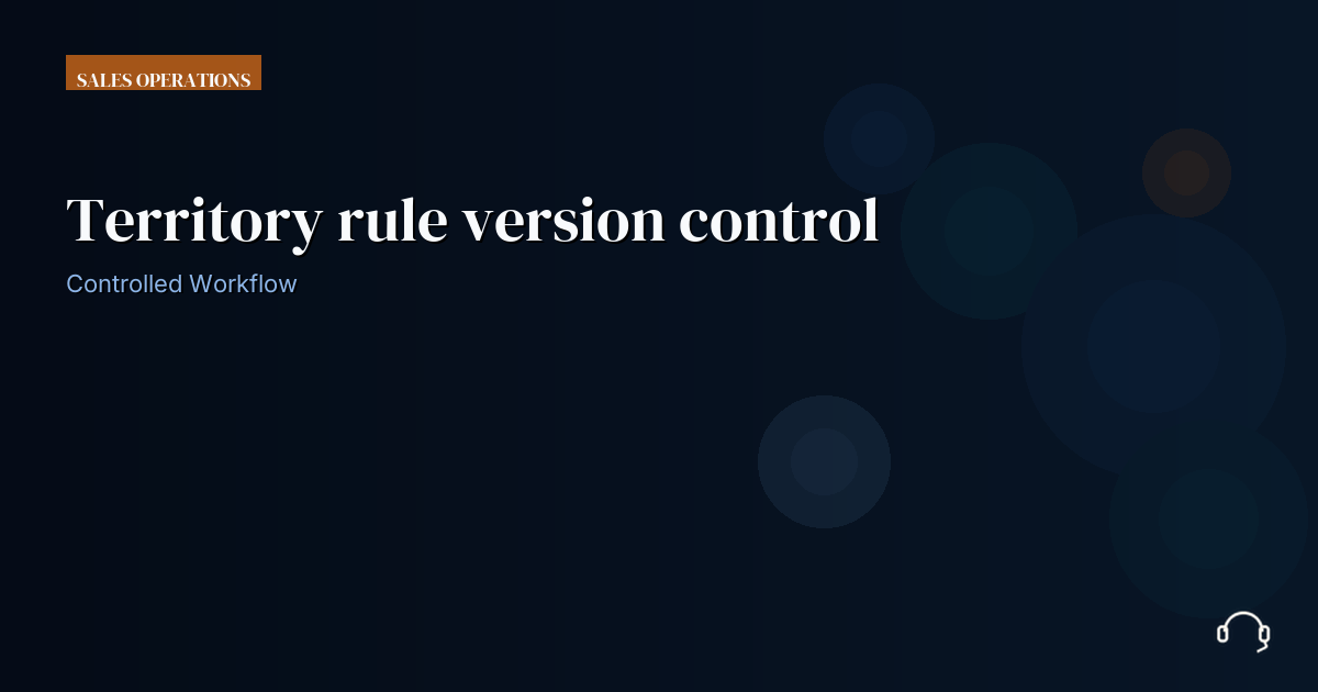 Illustration for Territory rule version control: a controlled VA workflow