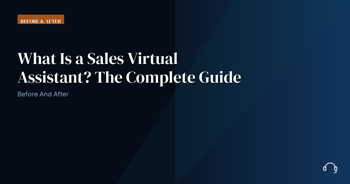 Illustration for What Is a Sales Virtual Assistant? The Complete Guide