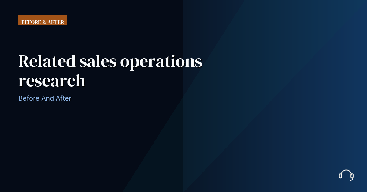 Operational review for sales metric definition governance